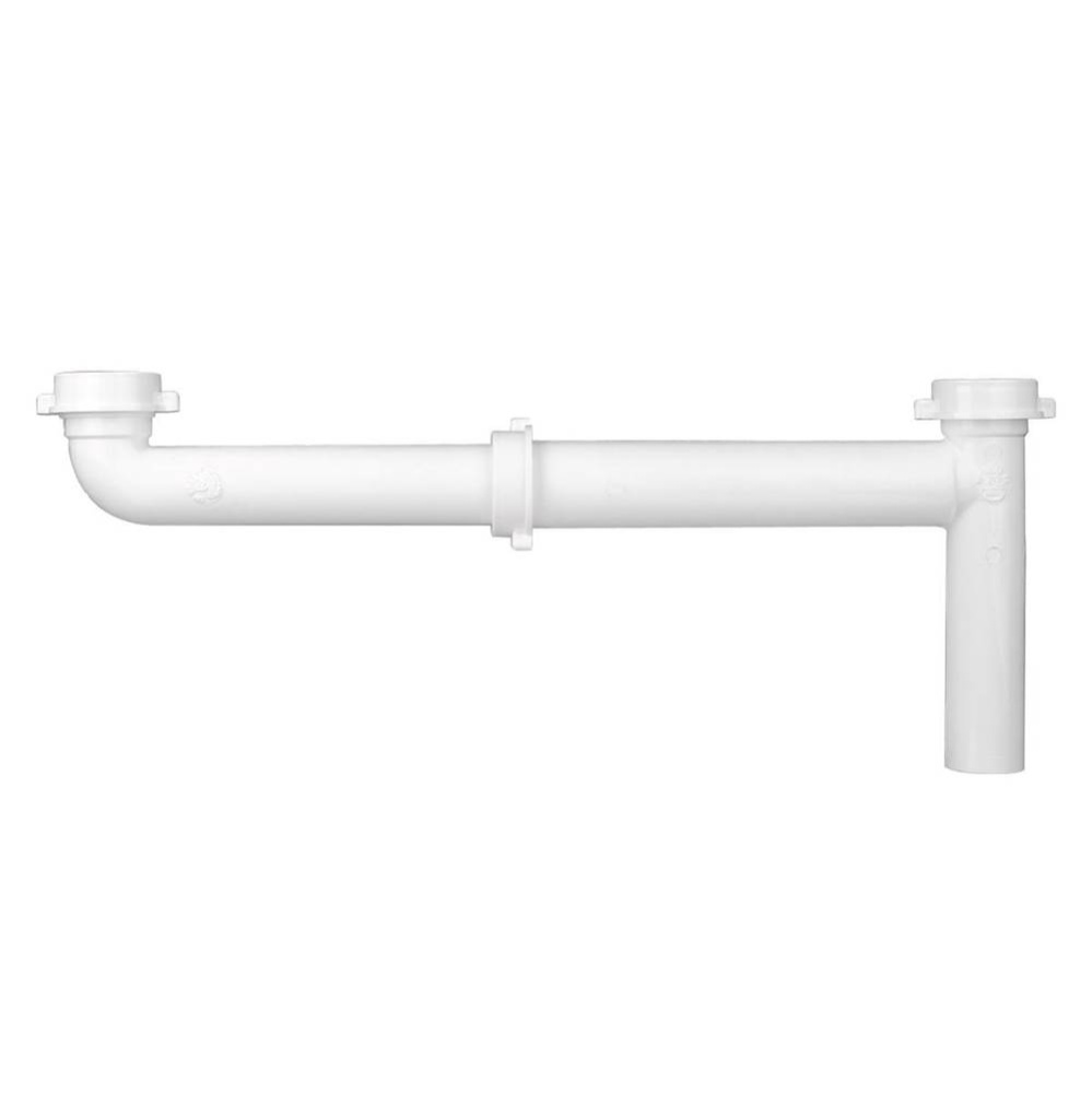 End Outlet Telescoping White Slip Joint 1-1/2 x 16 W/soft Wshr 1/bg