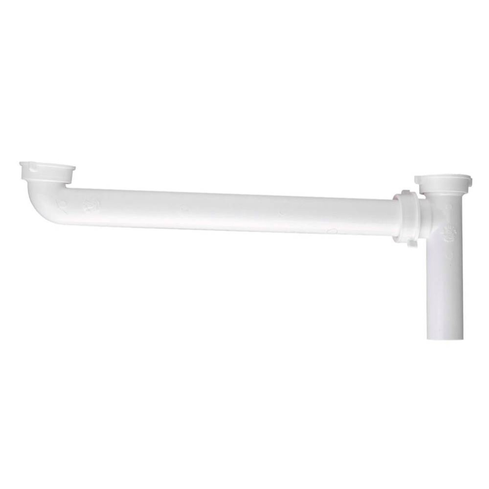 End Outlet White Direct Connect 1-1/2 x 16 W/soft Wshr 1/bg