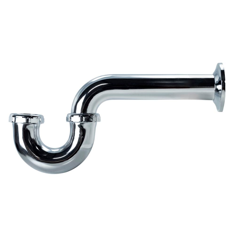 P-trap Low Inlet 1 1/4 Chrome 17ga 1/bx