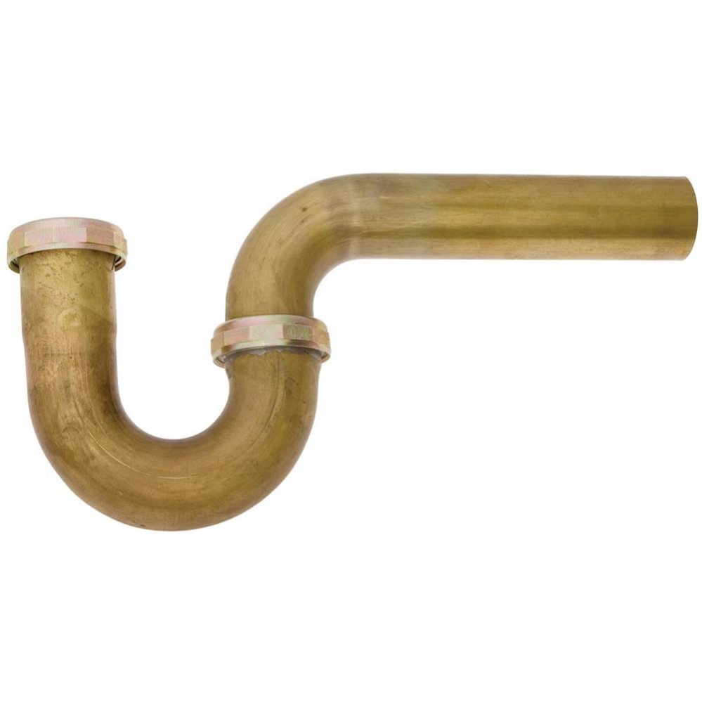 P-trap 1 1/2 Rough Brass 17ga 1/bx