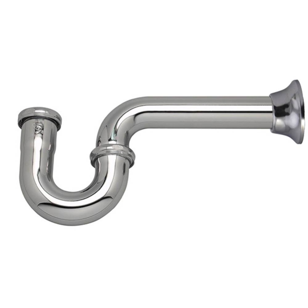 P-trap 1-1/4 W/ Bell Escut Chrome 17ga 1/bx