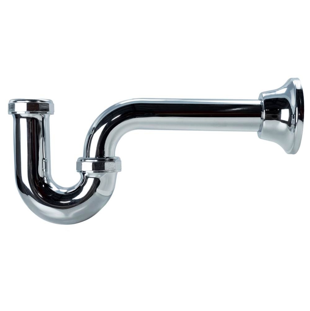 P-trap 1-1/2 W/ Bell Escut Chrome 20ga