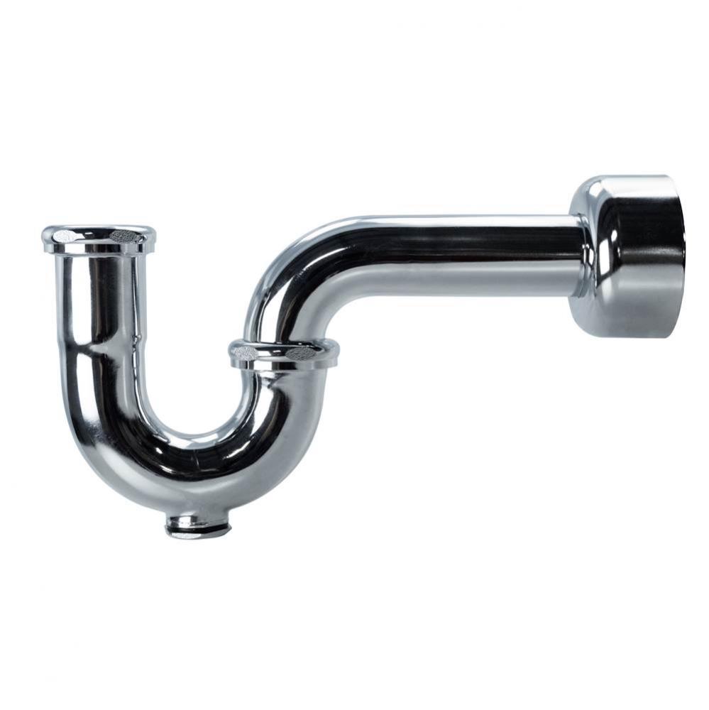 P-trap 1-1/2 W/ Cleanout, Box Escut & Brass Nuts Chrome 17ga 1/bx