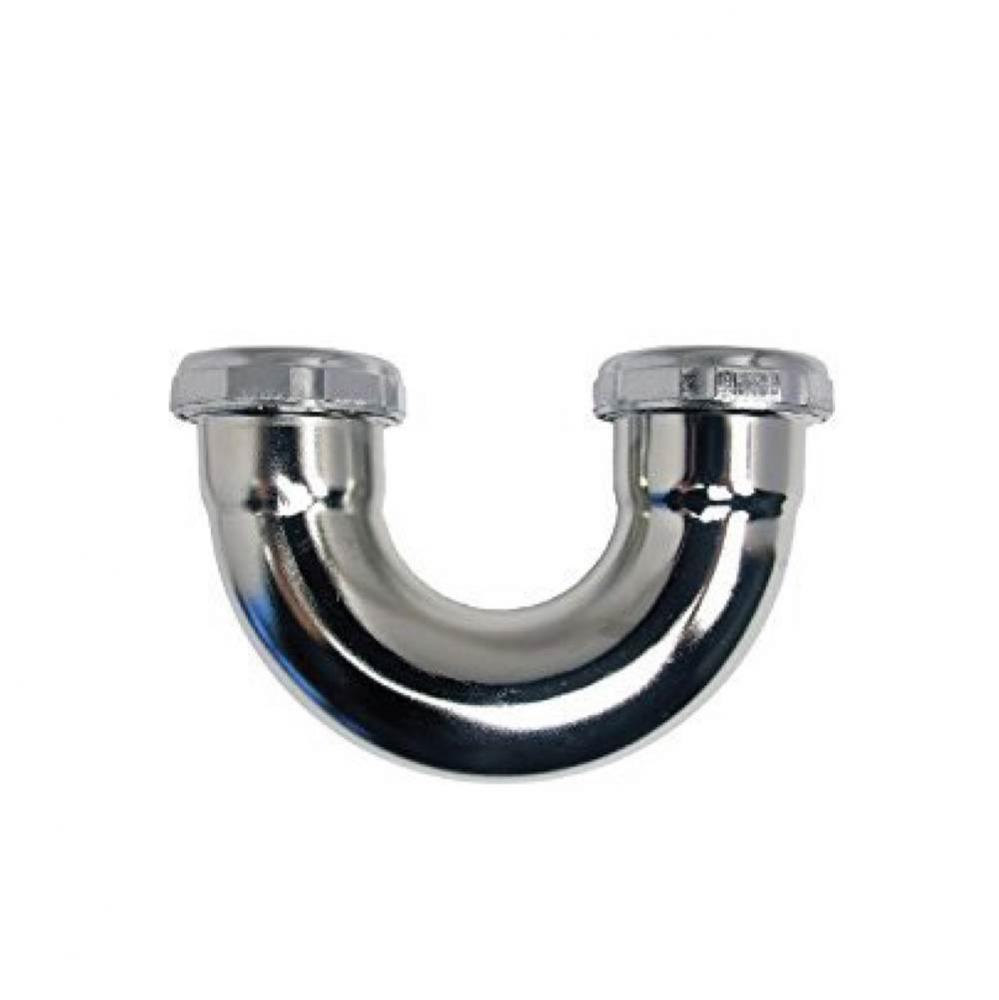 J-bend Low-inlet 1 1/2 Chrome 17ga