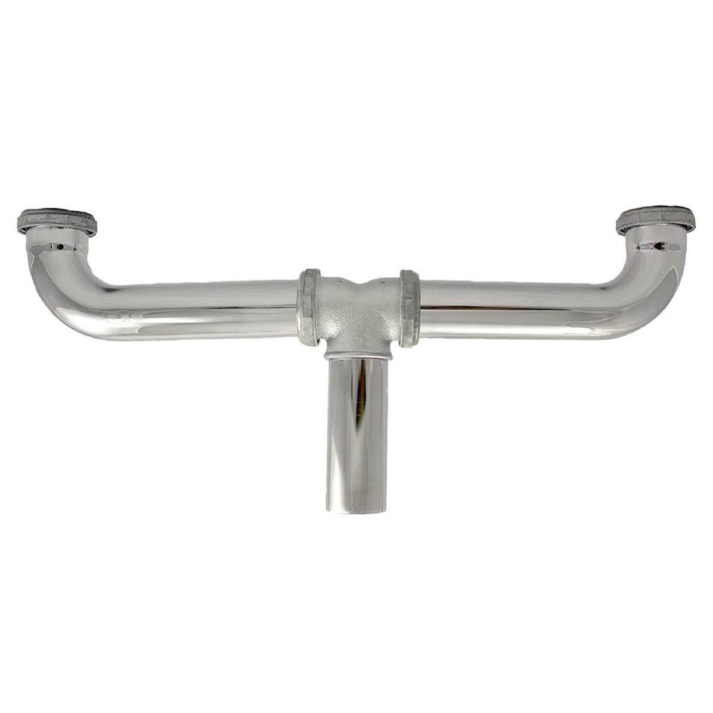 Center Outlet Slip Joint 1-1/2 X21 Chrome 20ga 1/bx