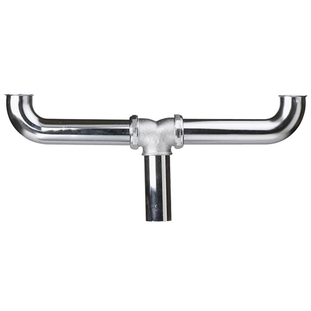 Center Outlet Direct Connect 1 1/2 x 16 Chrome 20ga 1/bx