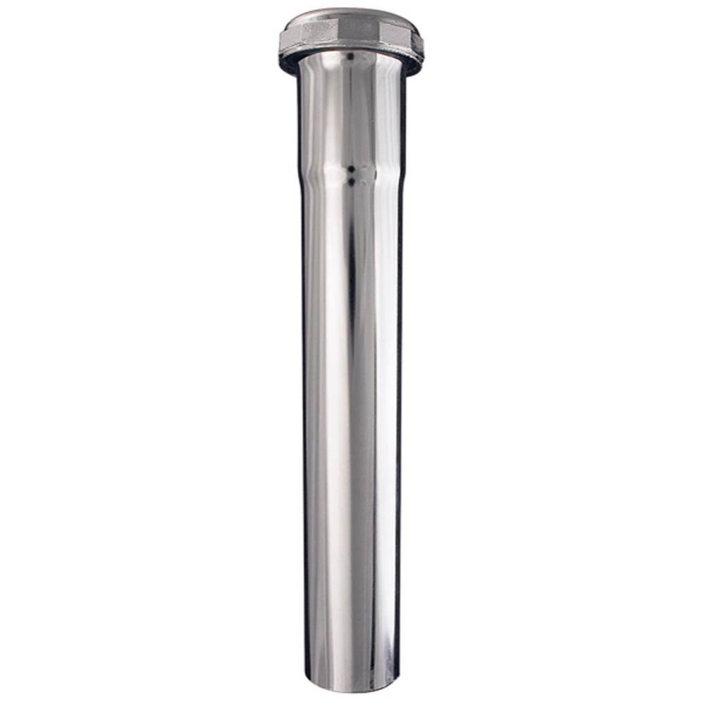 Extension Slip Joint 1 1/4 x 8 Chrome 22ga