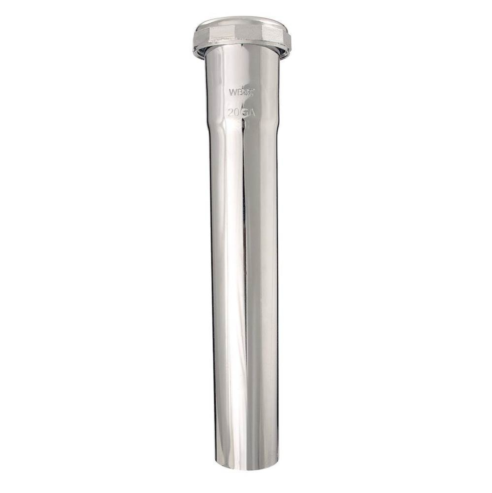 Extension Slip Joint 1-1/4 x 12 Chrome 20ga