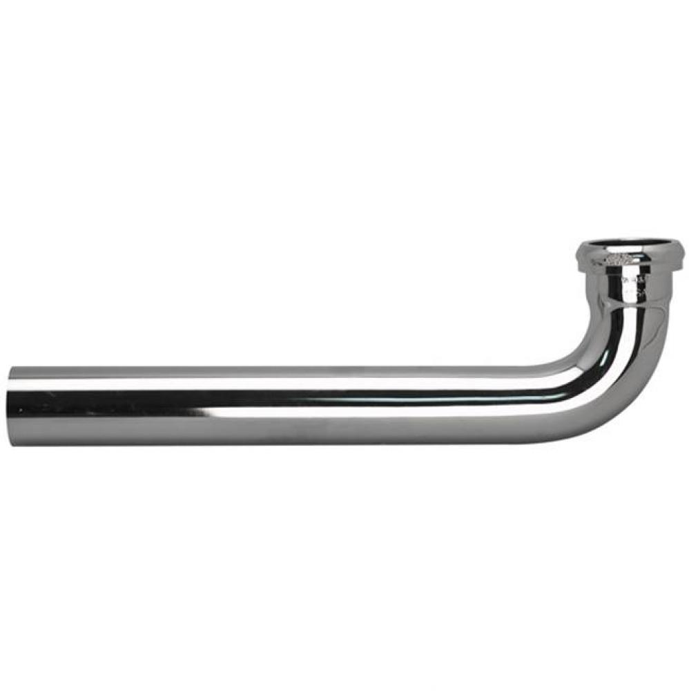 Waste Arm Slip Joint 1-1/2 x 11-1/2 W/ Brass Nuts Chrome 17g