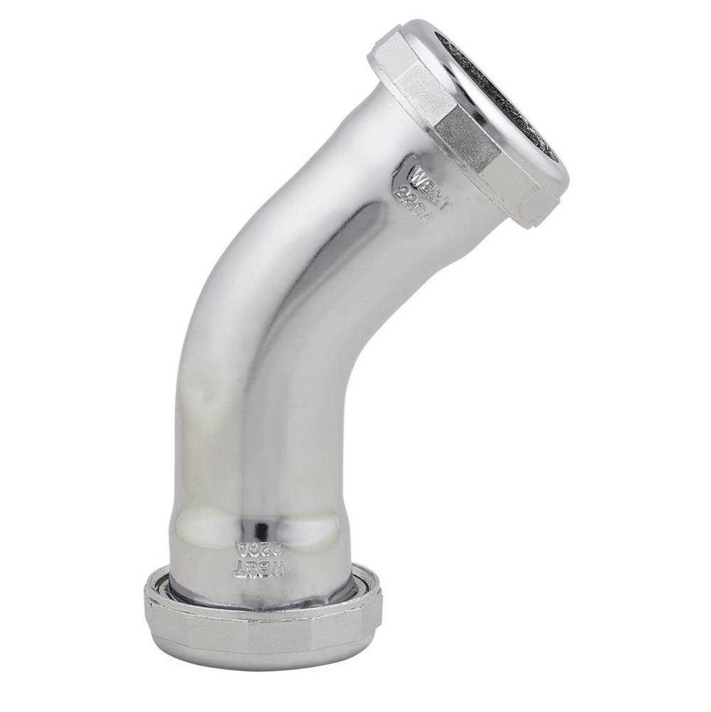 45 Elbow Slip Joint 1-1/2 Chrome