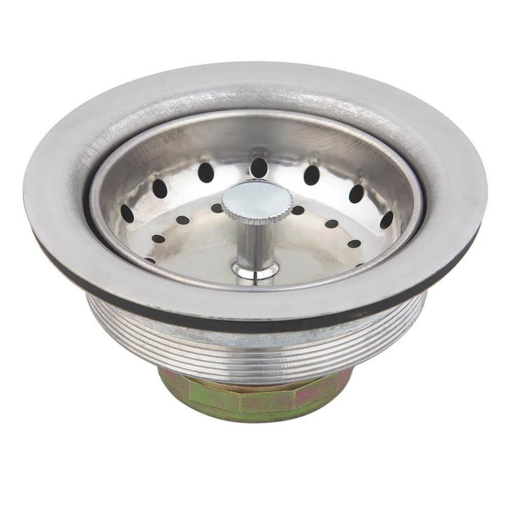 0142455 - Duo Basket Back Nut Sink Strainer Chrome 1/bx