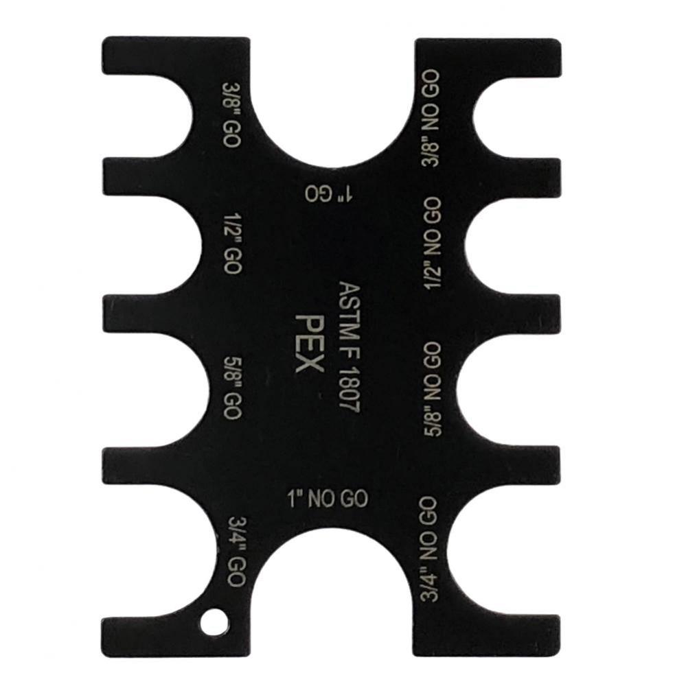F1807 Go/no-go Gauge (3/8 - 1/2 - 5/8 - 3/4 - 1-in) 1/bg