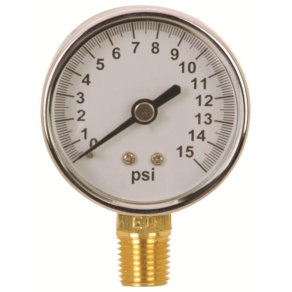 0-15 No. Pressure Gauge