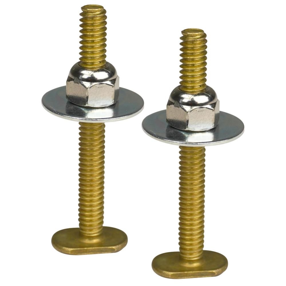 Bolt Brass 1/4x2-1/4 Closet Pr/bag