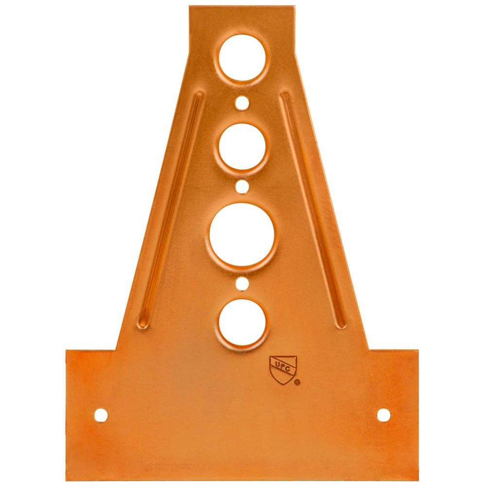 1/2 & 3/4 Cu-pltd Brkt W/out Spikes