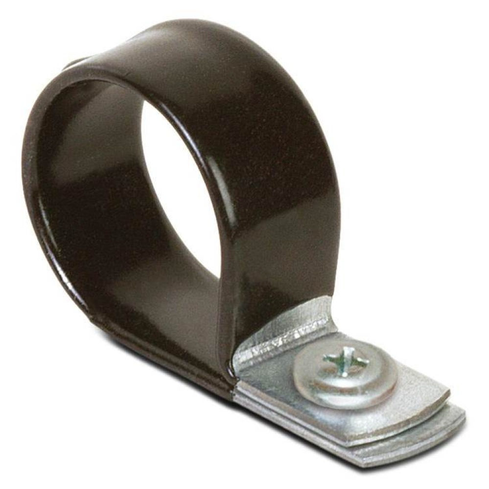 7/8 Stl Vyn Zc-pt Clamp W/ Screws