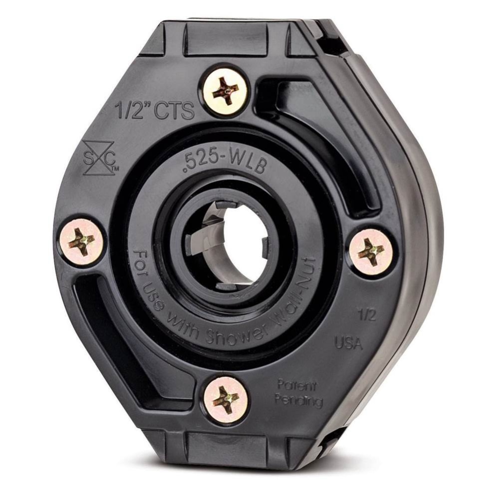 Lock Block For Shower Wallnut