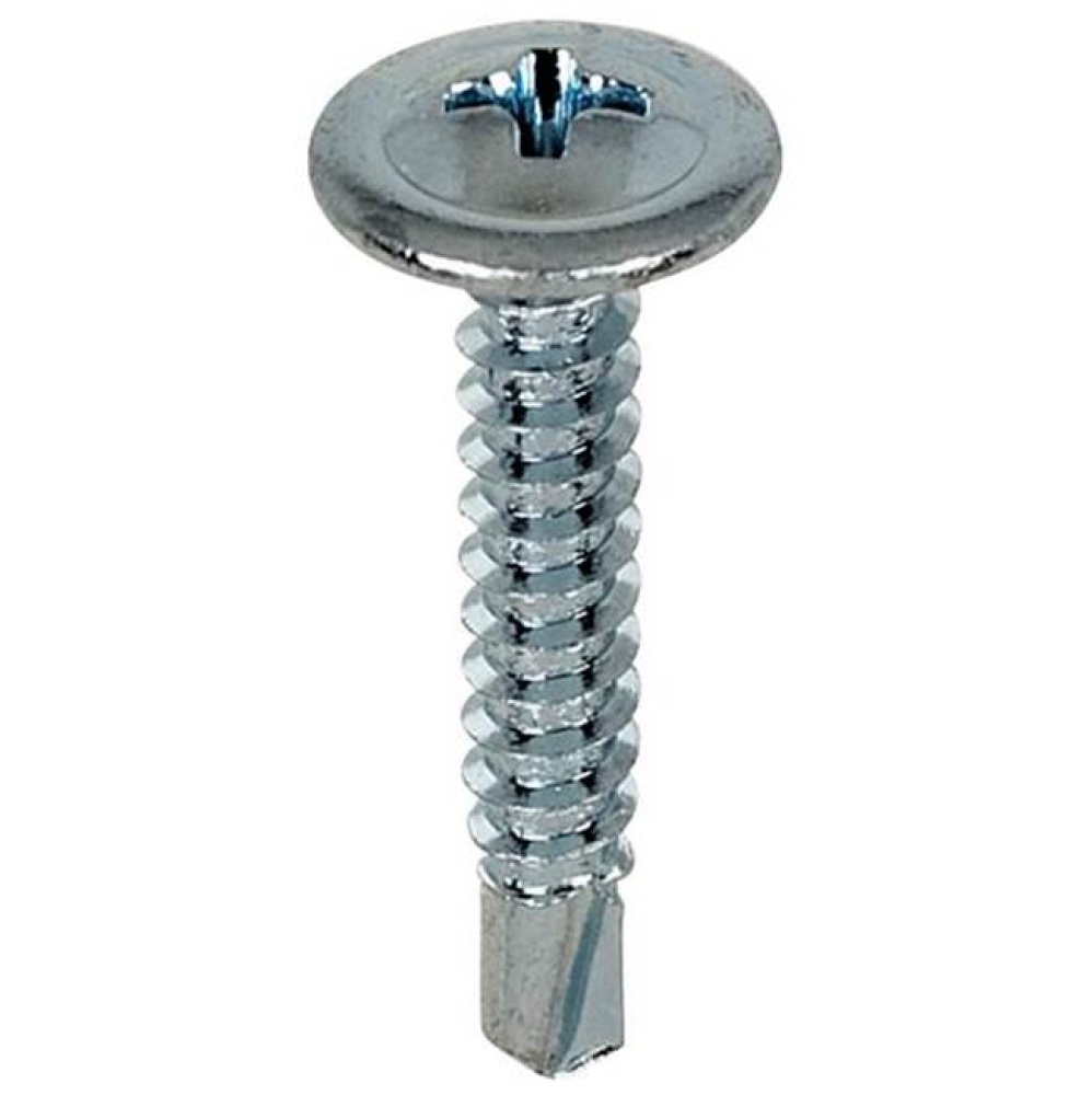 Screw No. 8x1 Zinc Pltd Sdr 100/bg
