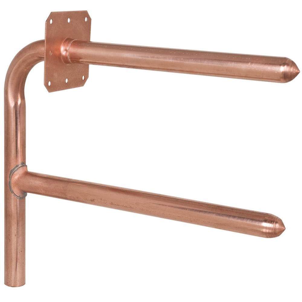 Ell R-in-r 1/2x8x8 Ms Dbl Stub Ear