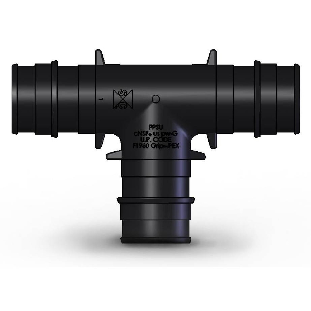 Tee F1960 1 1/4 x 1 x 1 1/4 Polymer