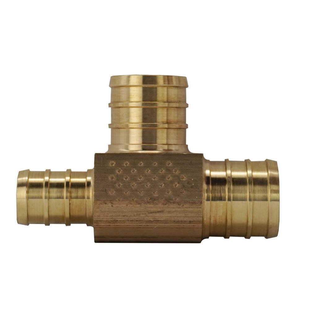 Tee 3/4 x 1/2 x 3/4 Pex No-lead