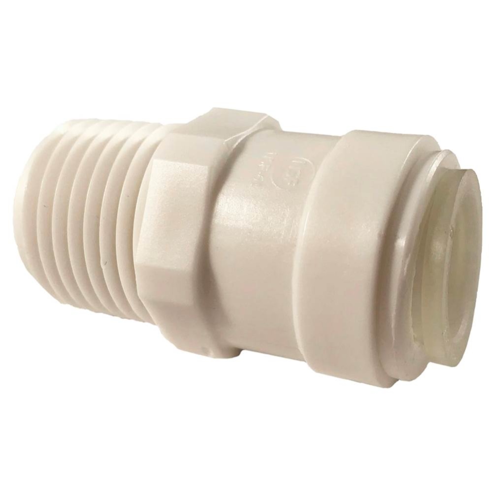 Adapter 1/2 Mip x 3/8 Pdq Polypropylene 1/bag