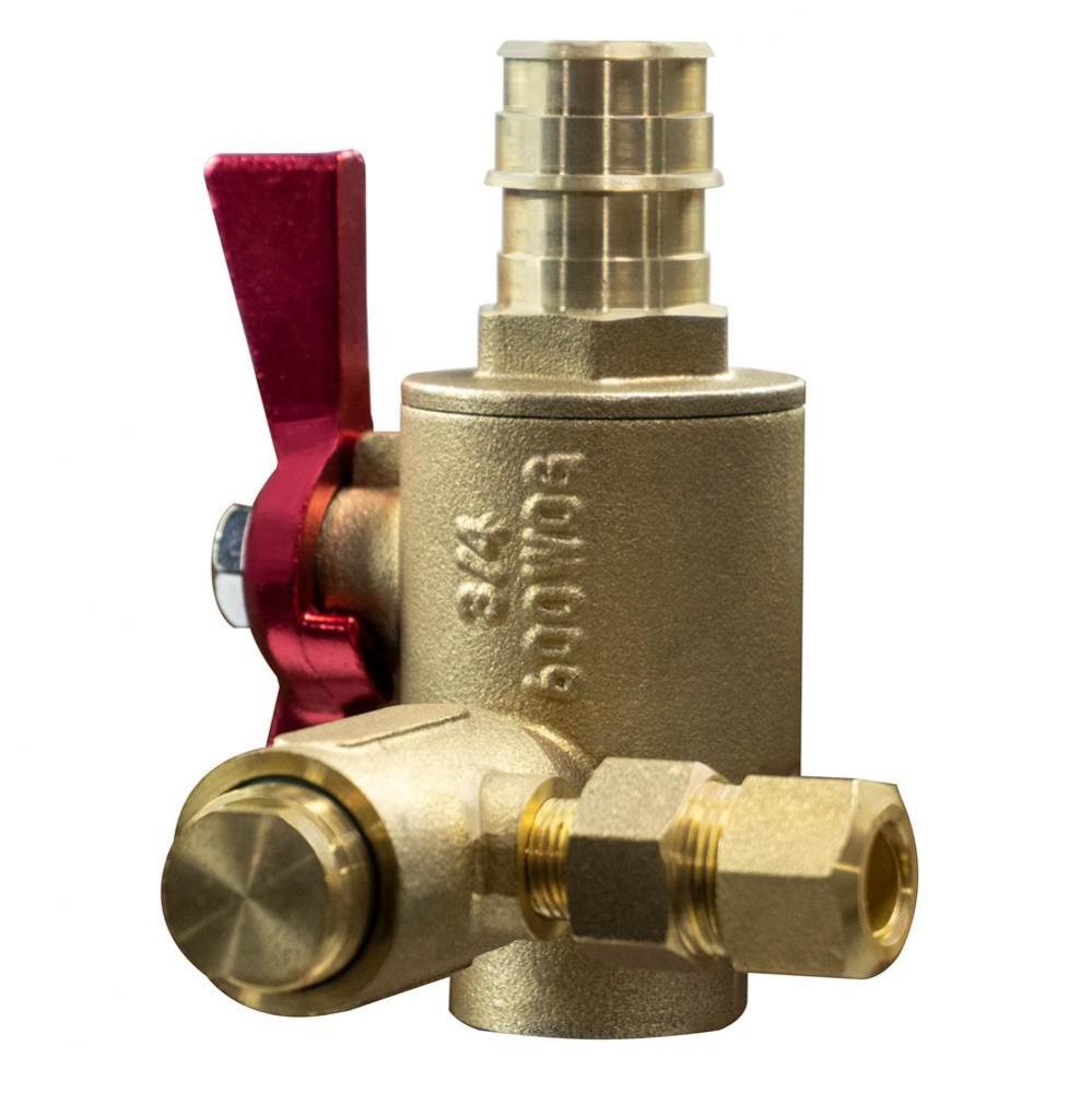 Vlv 3/4 Fswt x 3/4 F1960 W/ 3/8 Comp Exp Relief Set 125