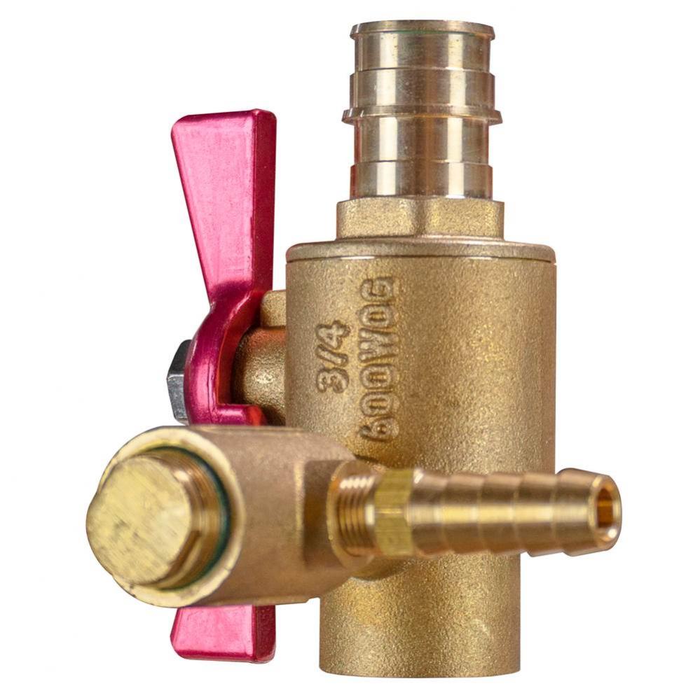 Vlv 3/4 Fswt x 3/4 F1960 W/hose Barb Exp Relief Set 125