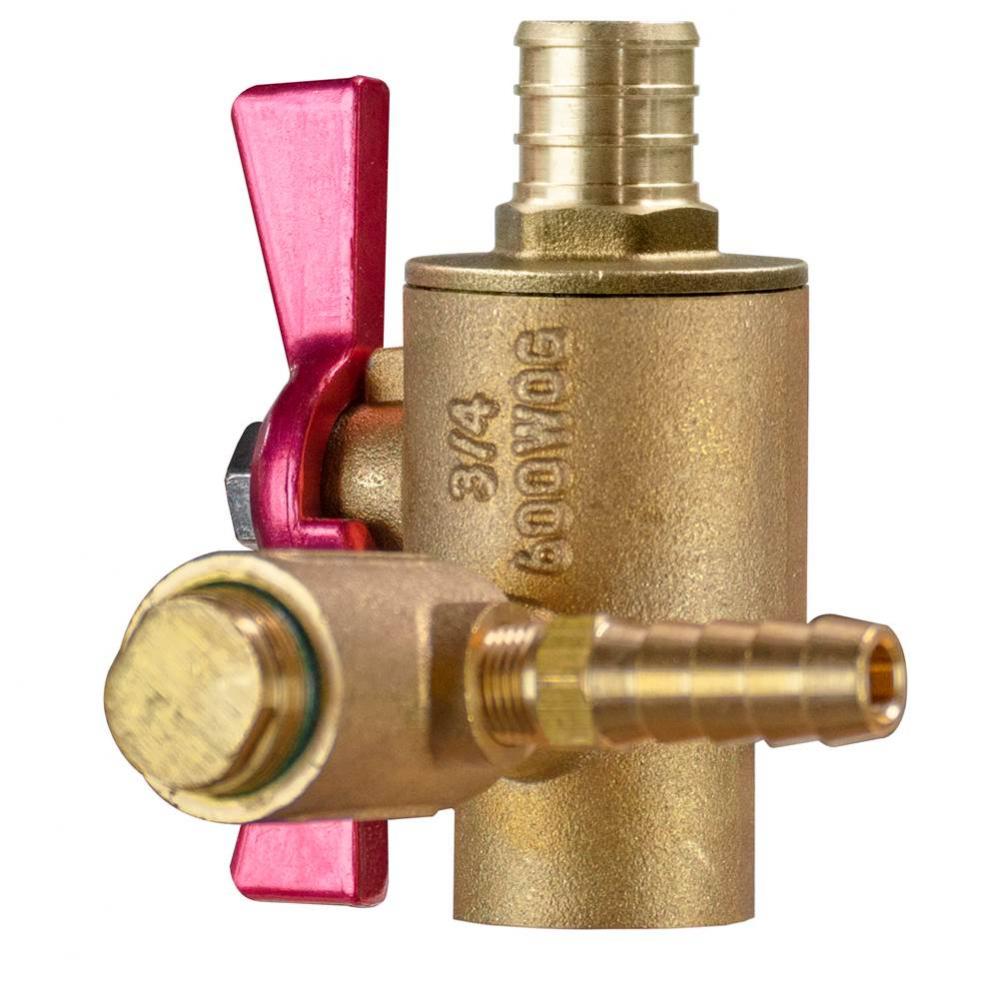 Vlv 3/4 Fswt x 3/4 F1807 W/hose Barb Exp Relief Set 125