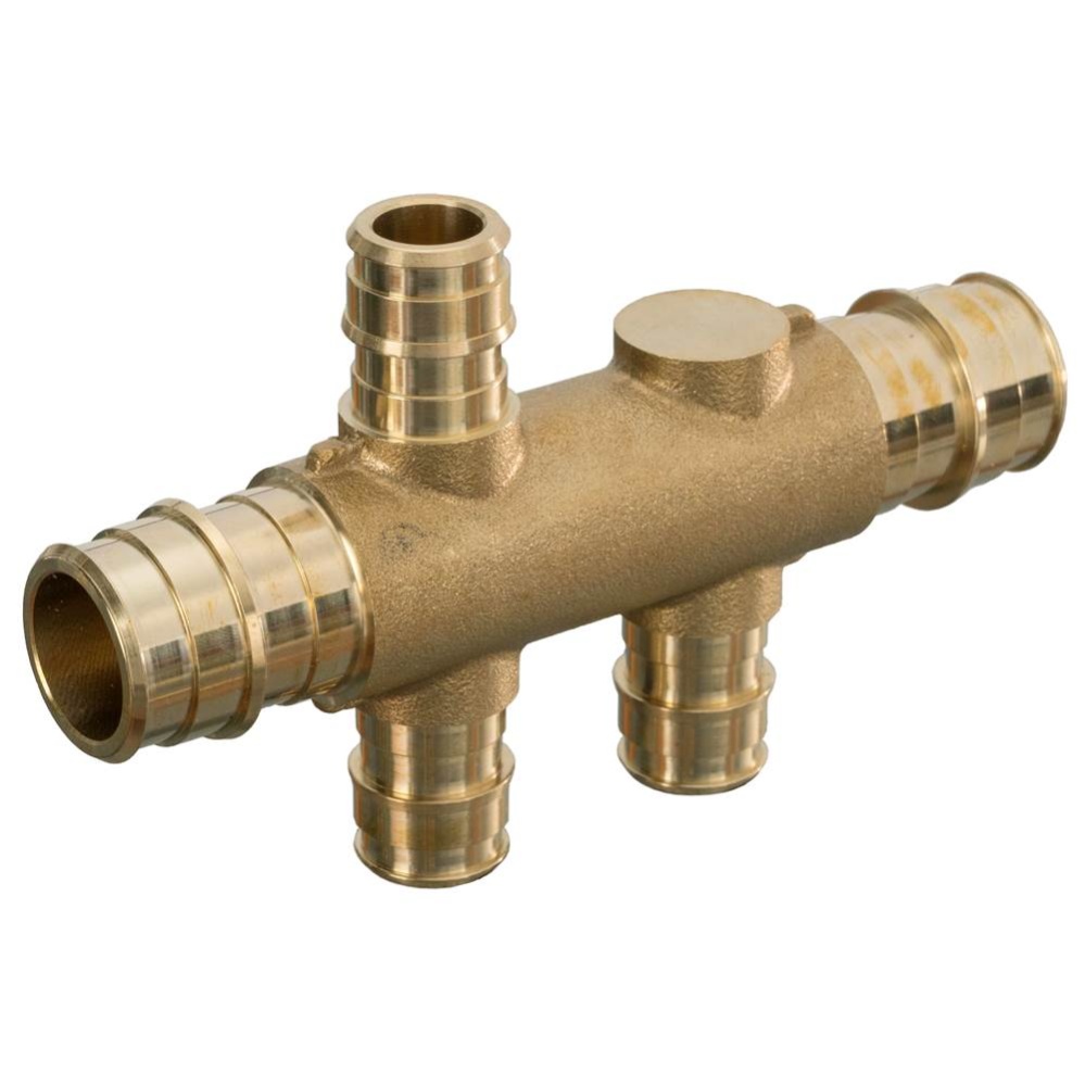 Multiport Tee 1/2 F1960 3 Port 3/4 F1960 x 3/4 F1960 H Pattern-1/bg