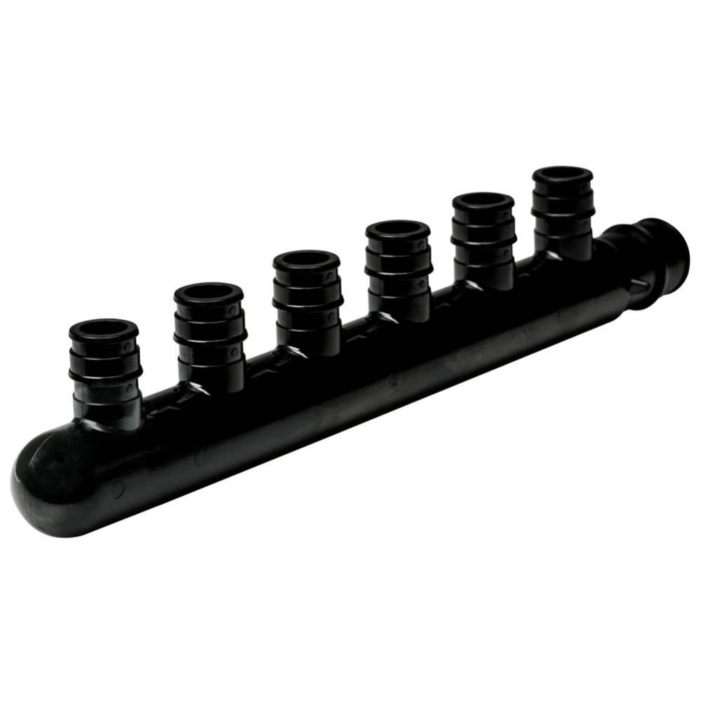 F1960 Multiport Tee 3/4 W/6-port Closed