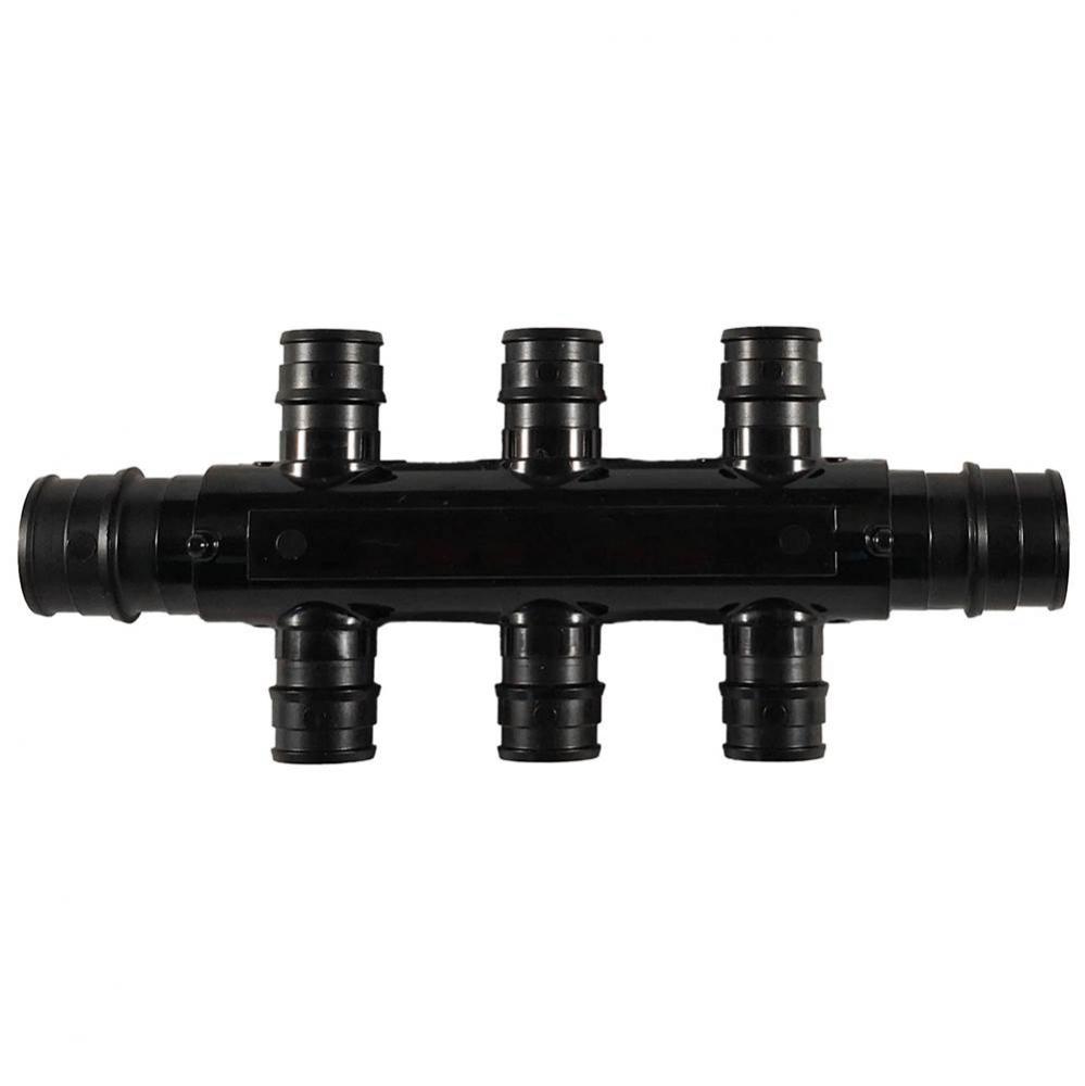 Multiport Tee Ppsu-a F1960 3/4 x 3/4 W/6) 1/2 Outlets Hpat