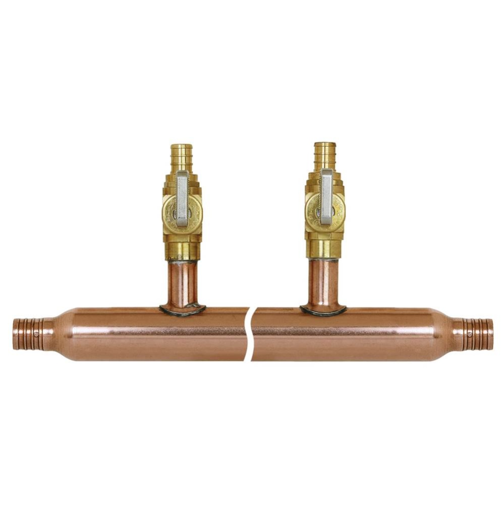 Manifold 4port 3/4pex x 3/4pex Bvlv