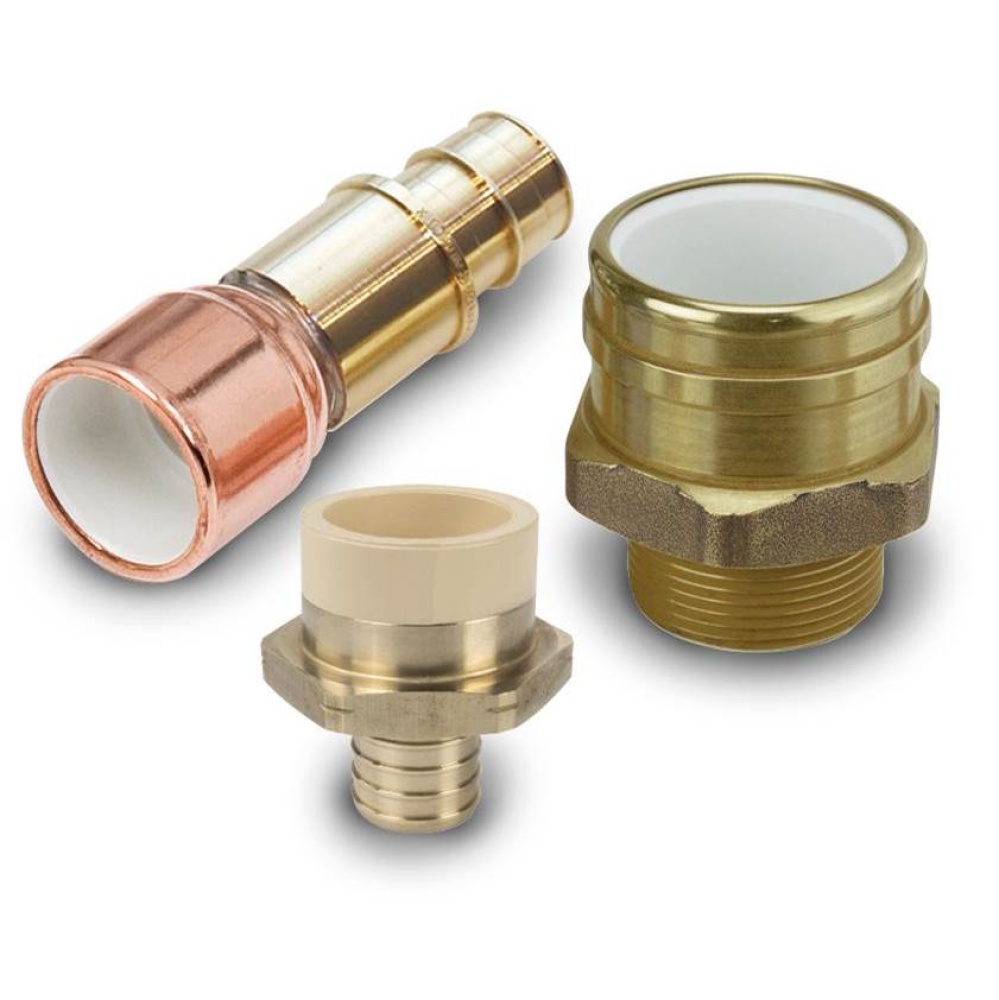 Adapter 1-1/4 Sch40 Cpvc F438 x 1-1/4 Press Fitting