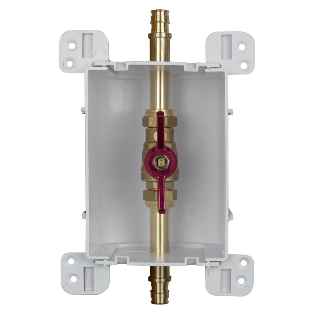 Servicebox (blue) 1 Valve W/drain 1/2 F1960 x 1/2 F1960