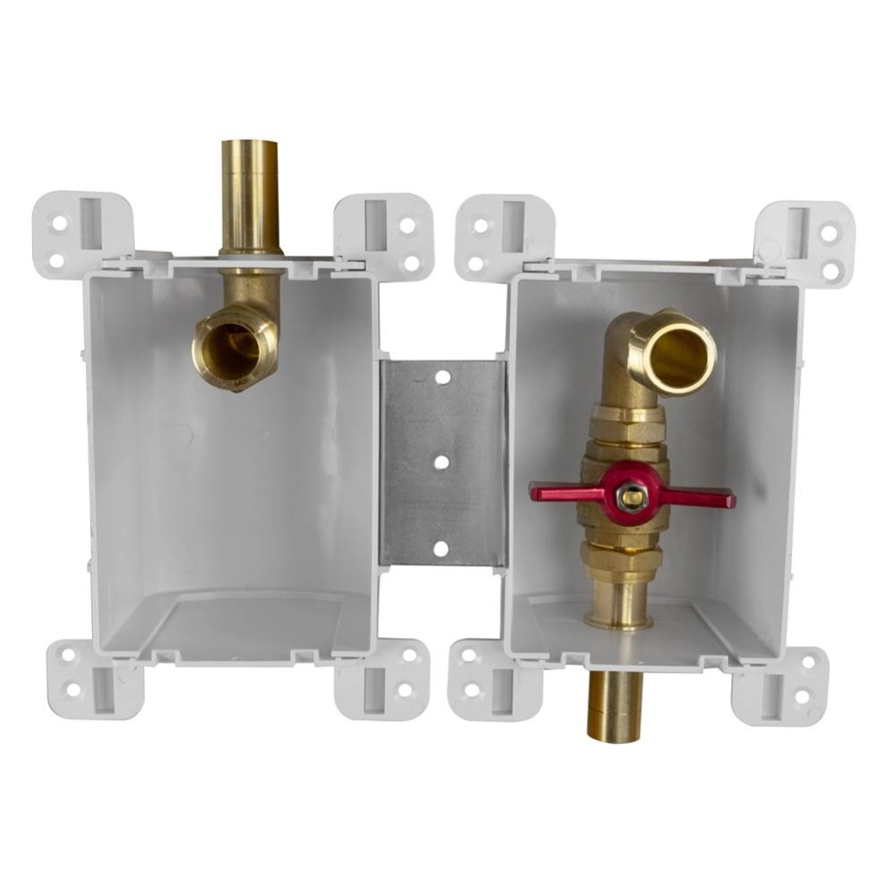 Servicebox (red/blk) Heater 2box Vlv Box&non 3/4 x 3/4 M.swt/prs/push