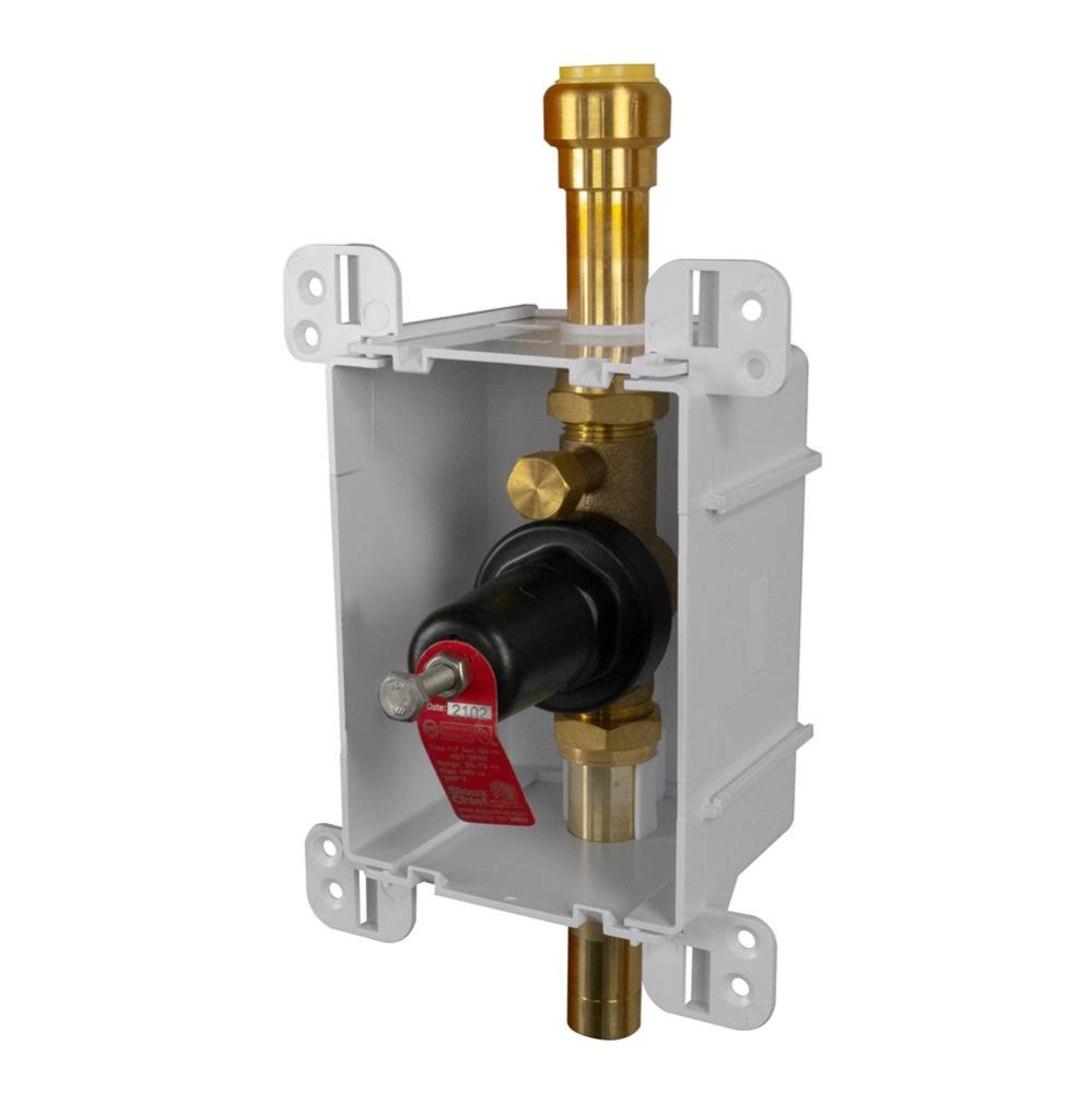 Servbox (blk) W/pvc Jump Prv W/drn 3/4 Mswt/prs/push x 3/4 Pdq(cts)