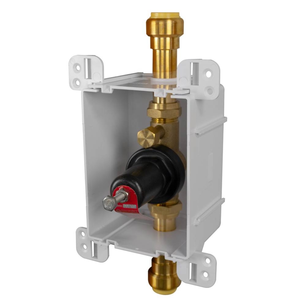 Servicebox Black W/pvc Jump Prv W/drn 3/4 Pdq ( Cts) x 3/4 Pdq ( Cts)