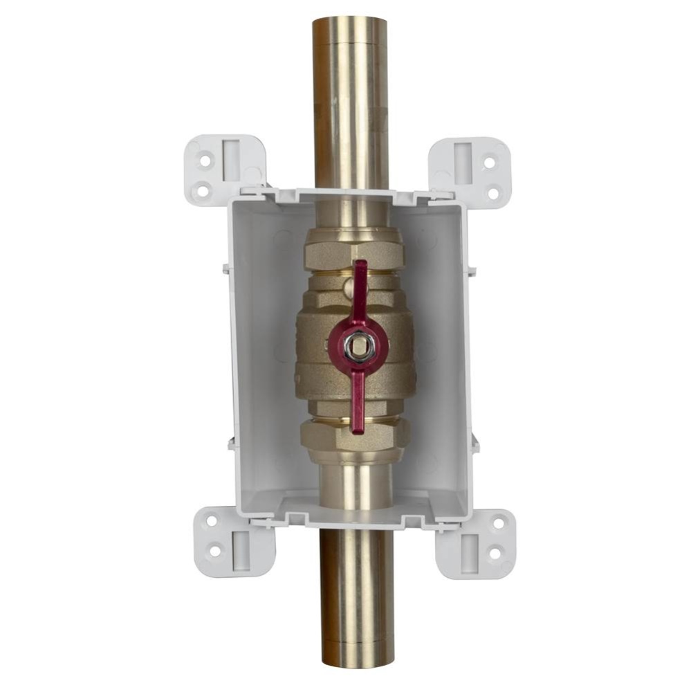 Servicebox (blue) 1 Vlv W/drn 1-1/4 M.swt x 1-1/4 M.swt/prs/push