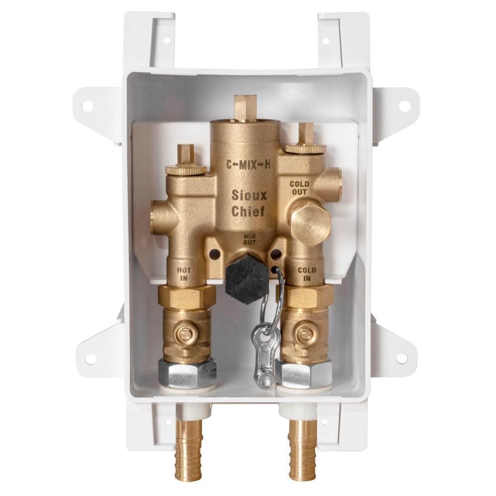 Thermostatic Mixing Valve W/f1807 Connection Rough-in