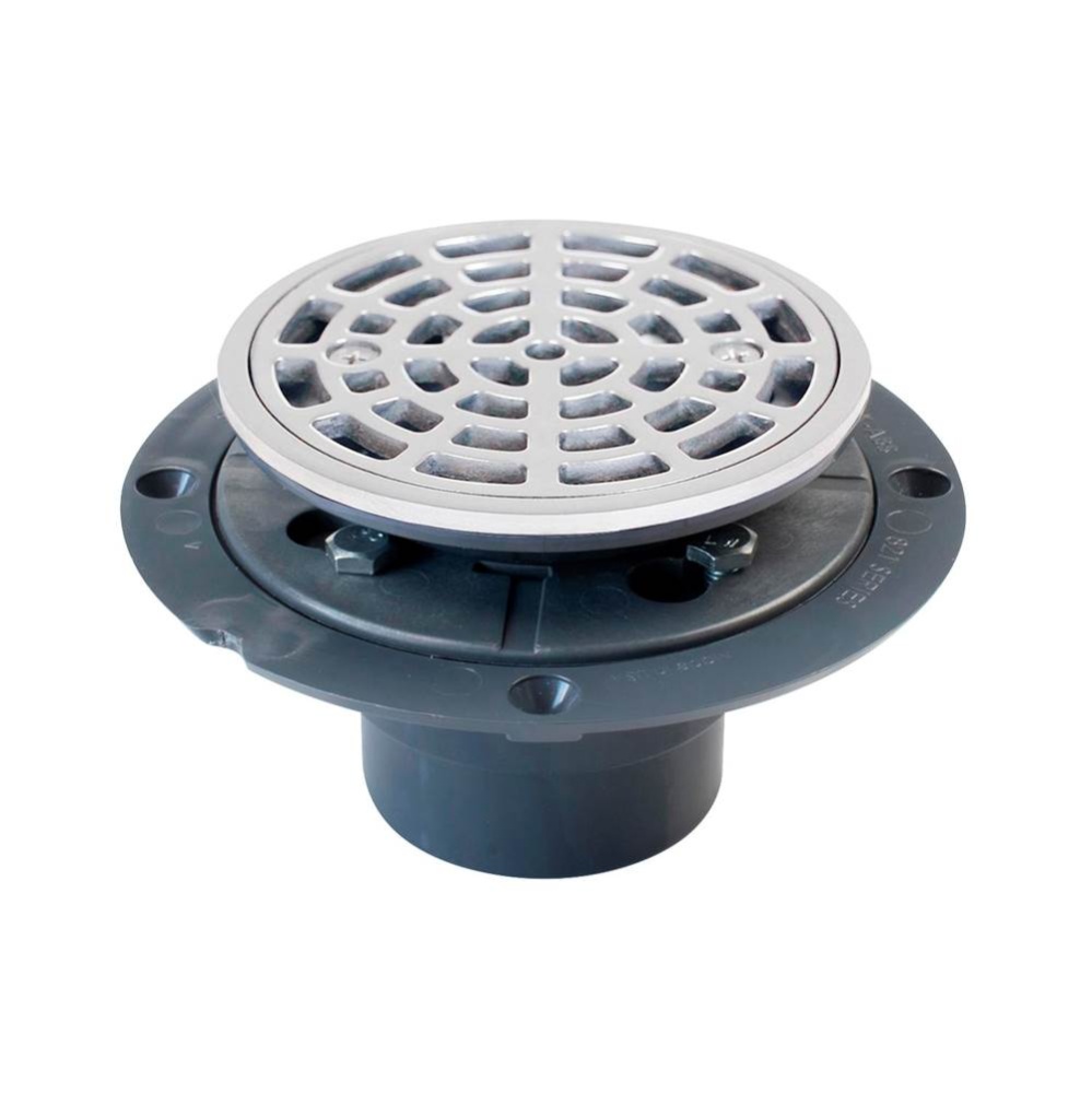 Drain Shwr Pan Pvc Pol-ss R&s Rd