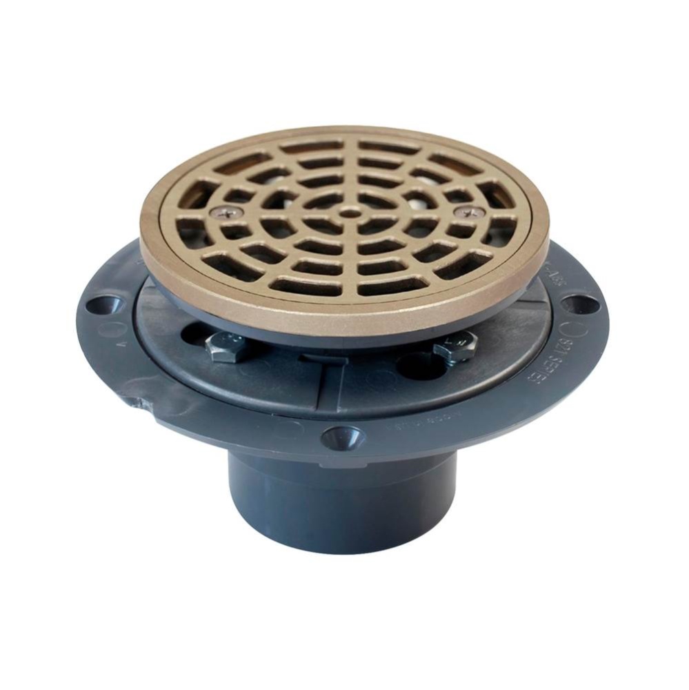 Drain Shwr Pan Pvc Nb R&s Rnd