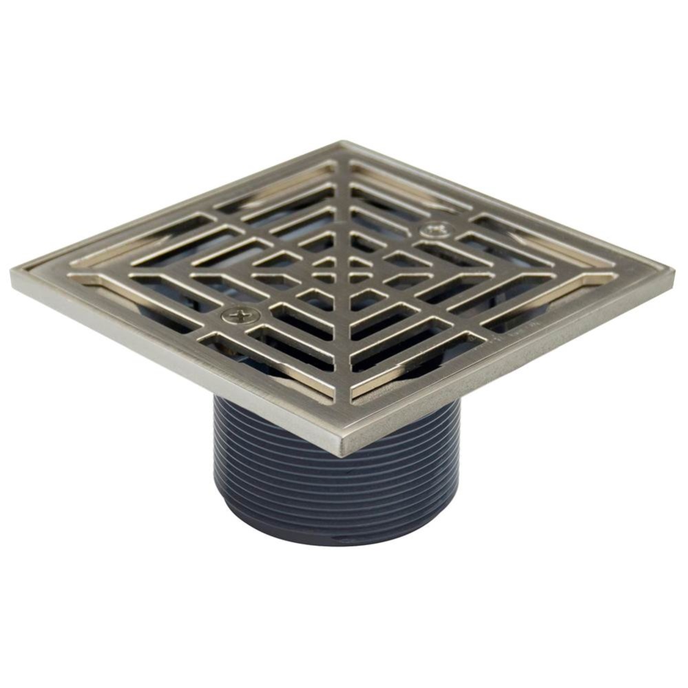 Shower Drain Head/R And S Nik Fnsh Sq