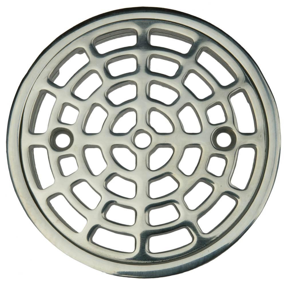 Strainer & Ring Cast Chrome Finish 4.5 Rnd