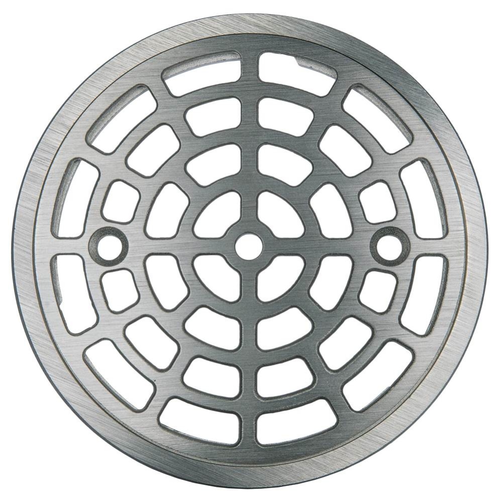 Strainer & Ring Cast Nickel Finish 4.5 Rnd