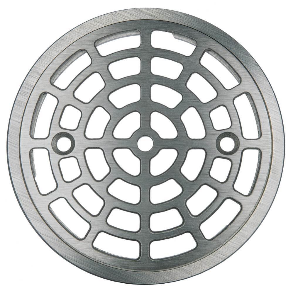 Thin Strainer & Ring Cast Nickel Finish 4/5 Rnd