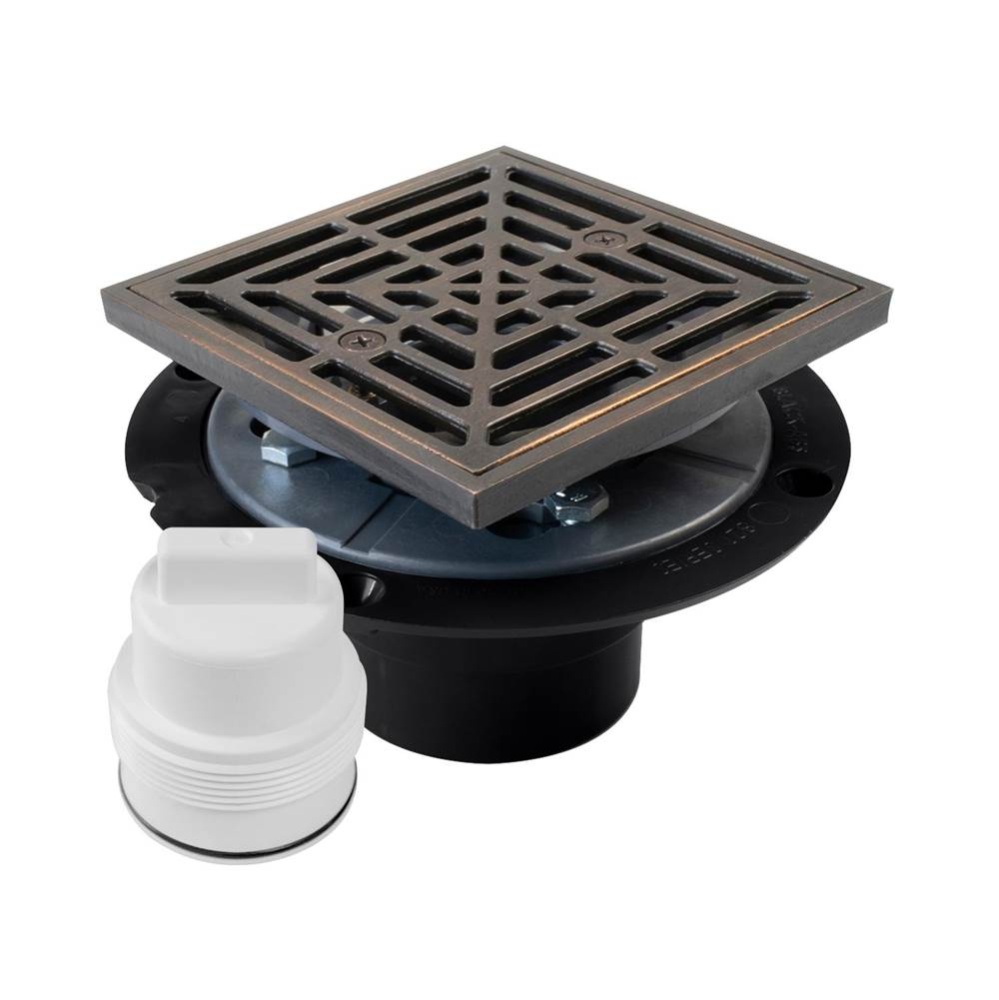 Drain & Plug Shwr Pan Abs Ob R&s Sq