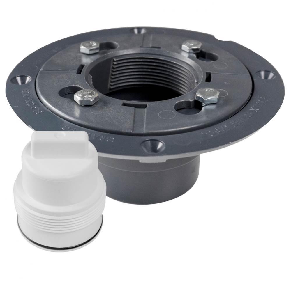 Shower Drain Base/collar/plug Pvc 2