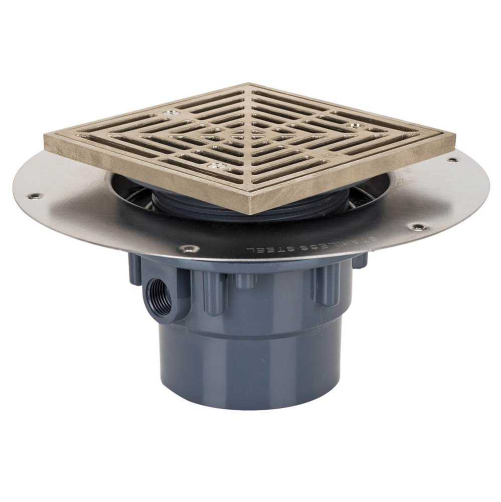 Drain Halo 3 Pvc Nb R&s Sq