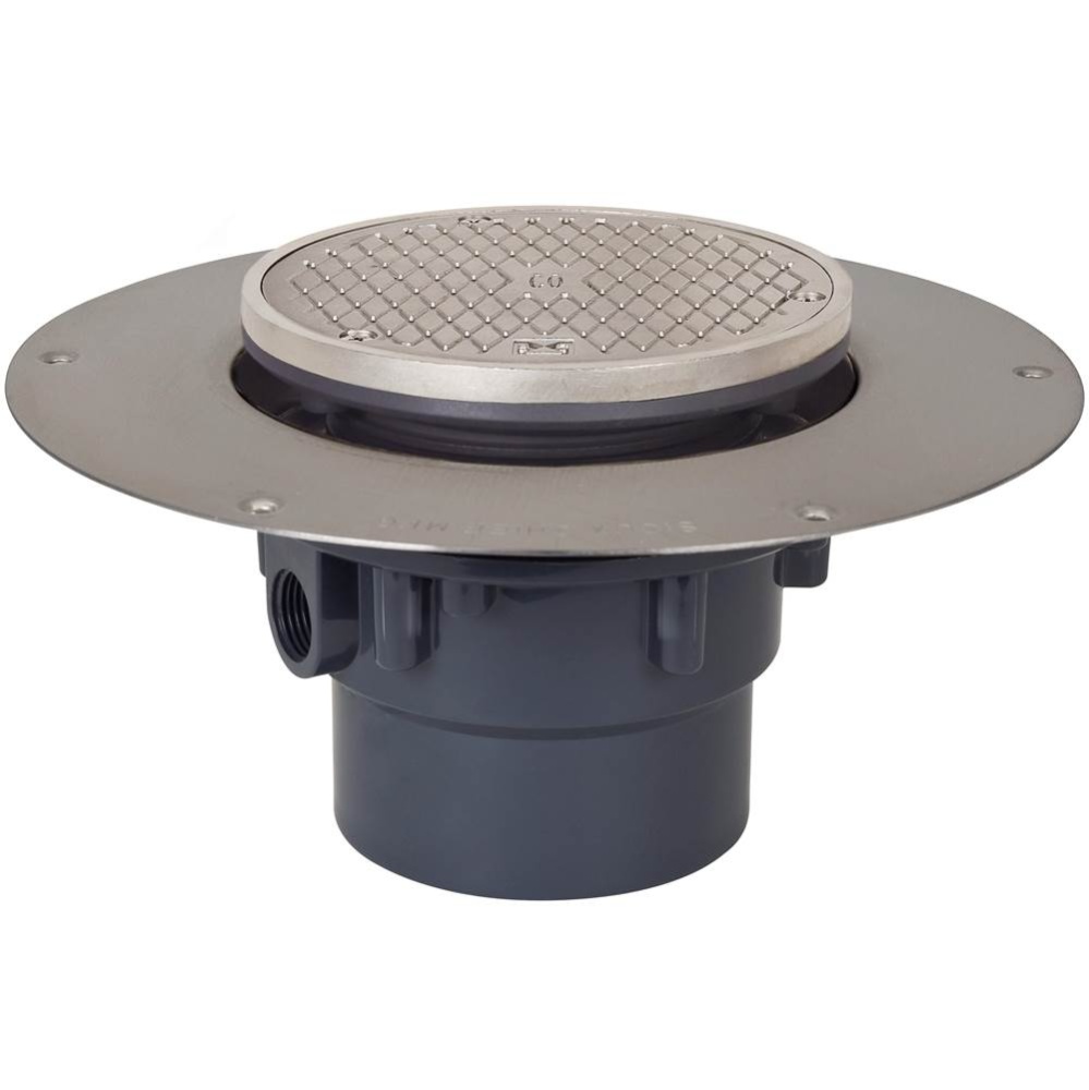 Cleanout Halo 4 Pvc Ss R&c Rnd